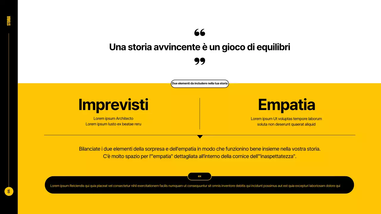 Gioco dinamico giallo nero