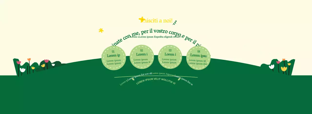 A proposito della campagna verde e gialla sullo stile pulito per andare al lavoro a piedi