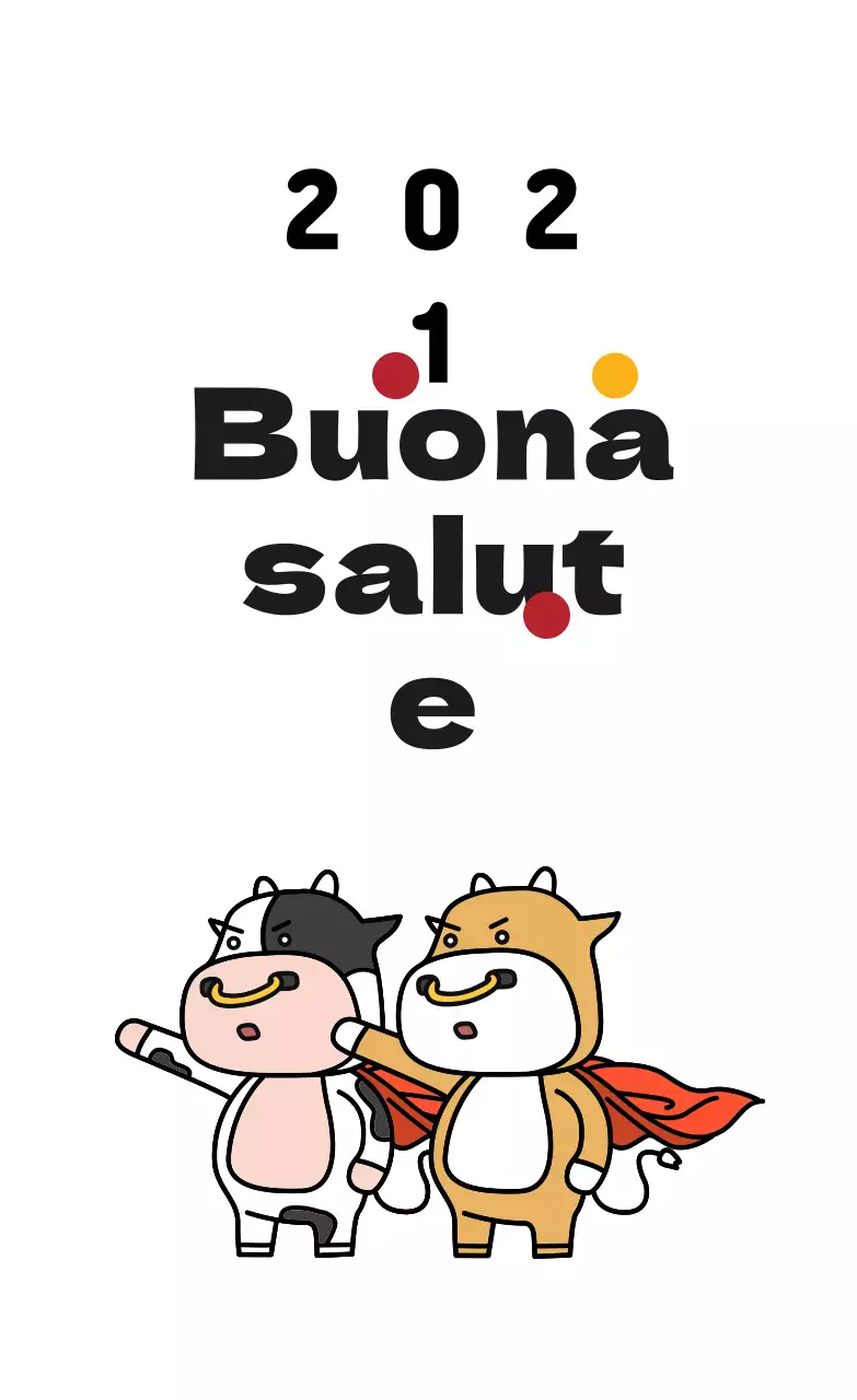 Simpatica etichetta di auguri per il nuovo anno con illustrazione bianca