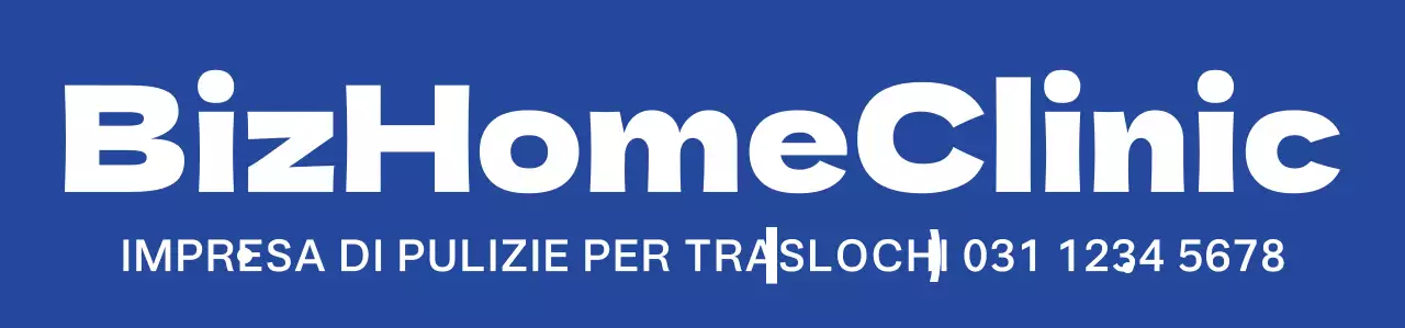 Simbolo di icona di pulizia semplice stile logo in blu navy e azzurro bianco per il personale delle pulizie domestiche