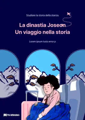 Un viaggio storico attraverso la dinastia Joseon in blu navy e rosa