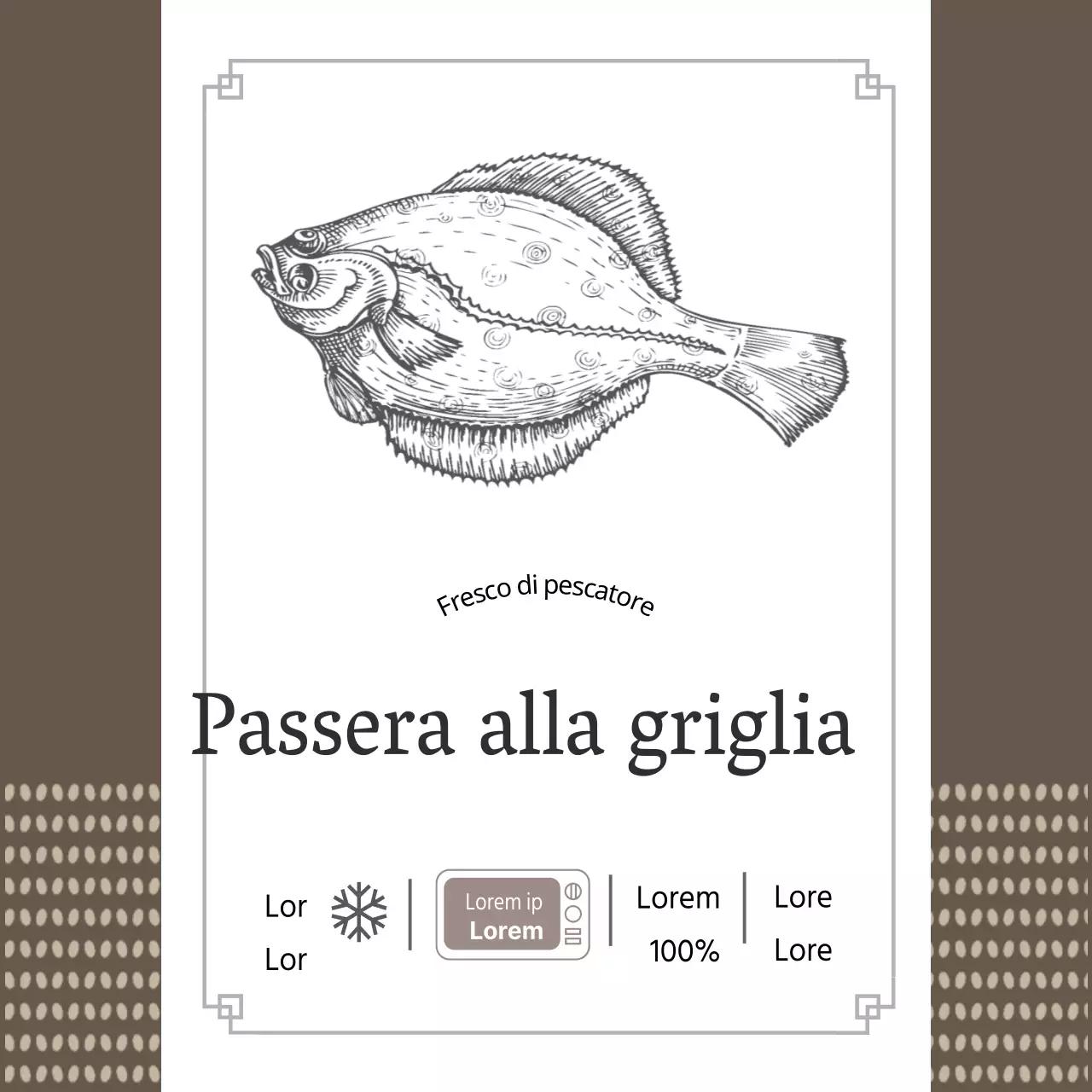 Sogliola alla griglia con frutti di mare