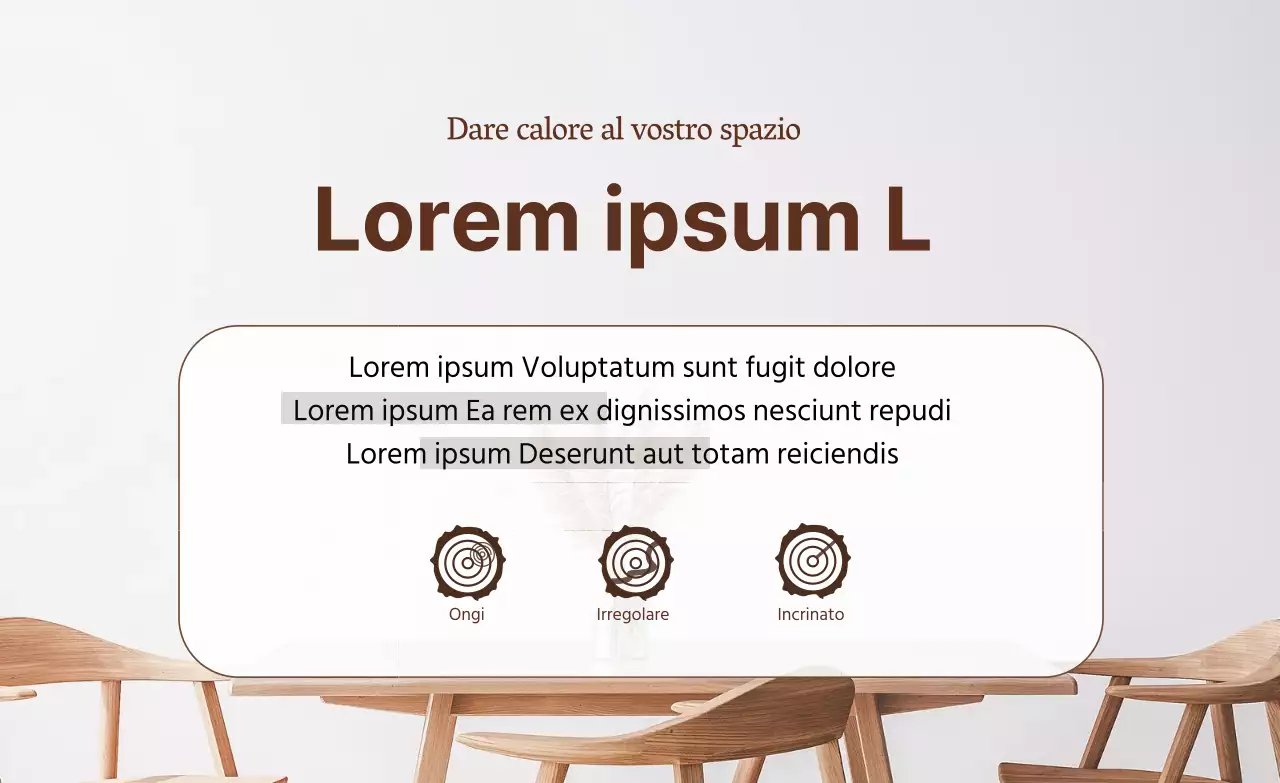 Evidenziato nella foto in marrone Lista di controllo dei mobili in legno massiccio ordinati