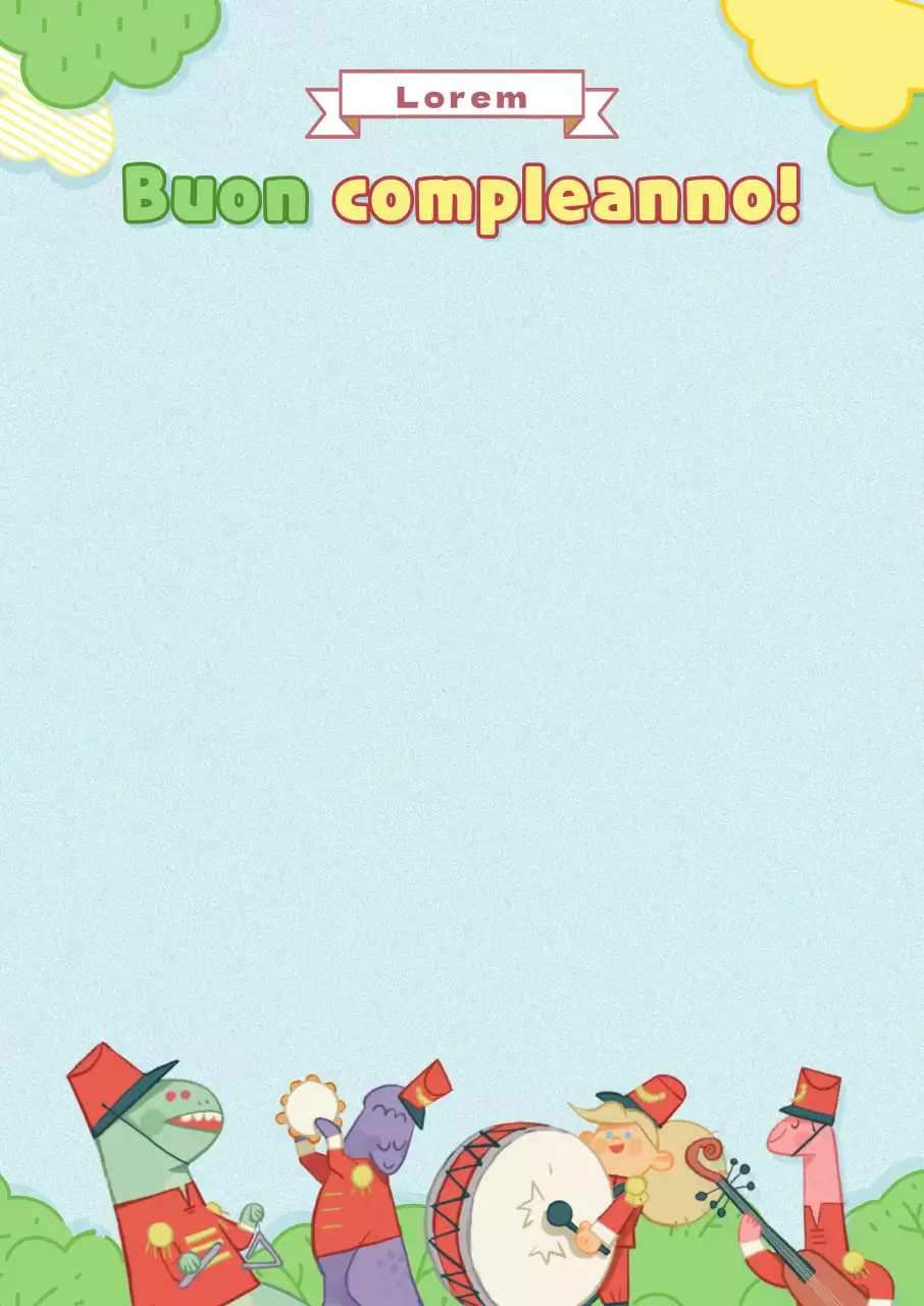 Celebrazione della foresta verde e gialla