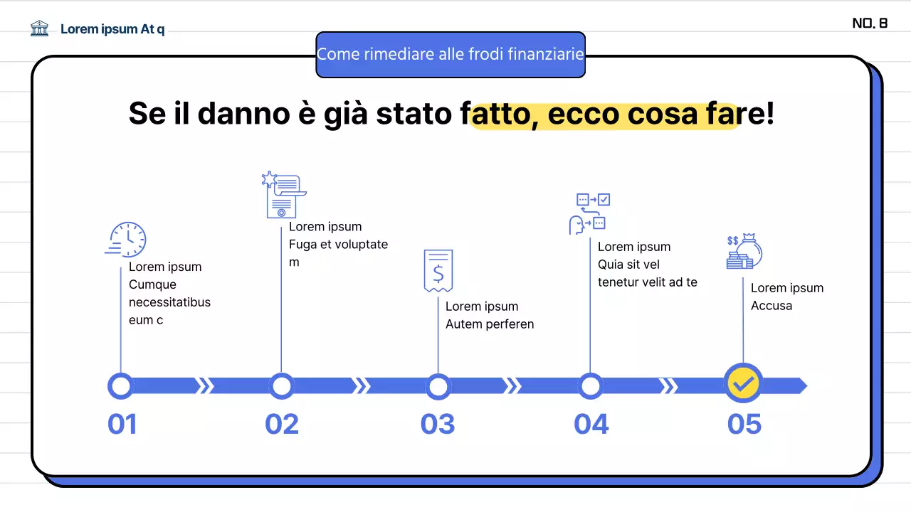 Formazione sulla prevenzione delle frodi finanziarie per adulti di mezza età in blu