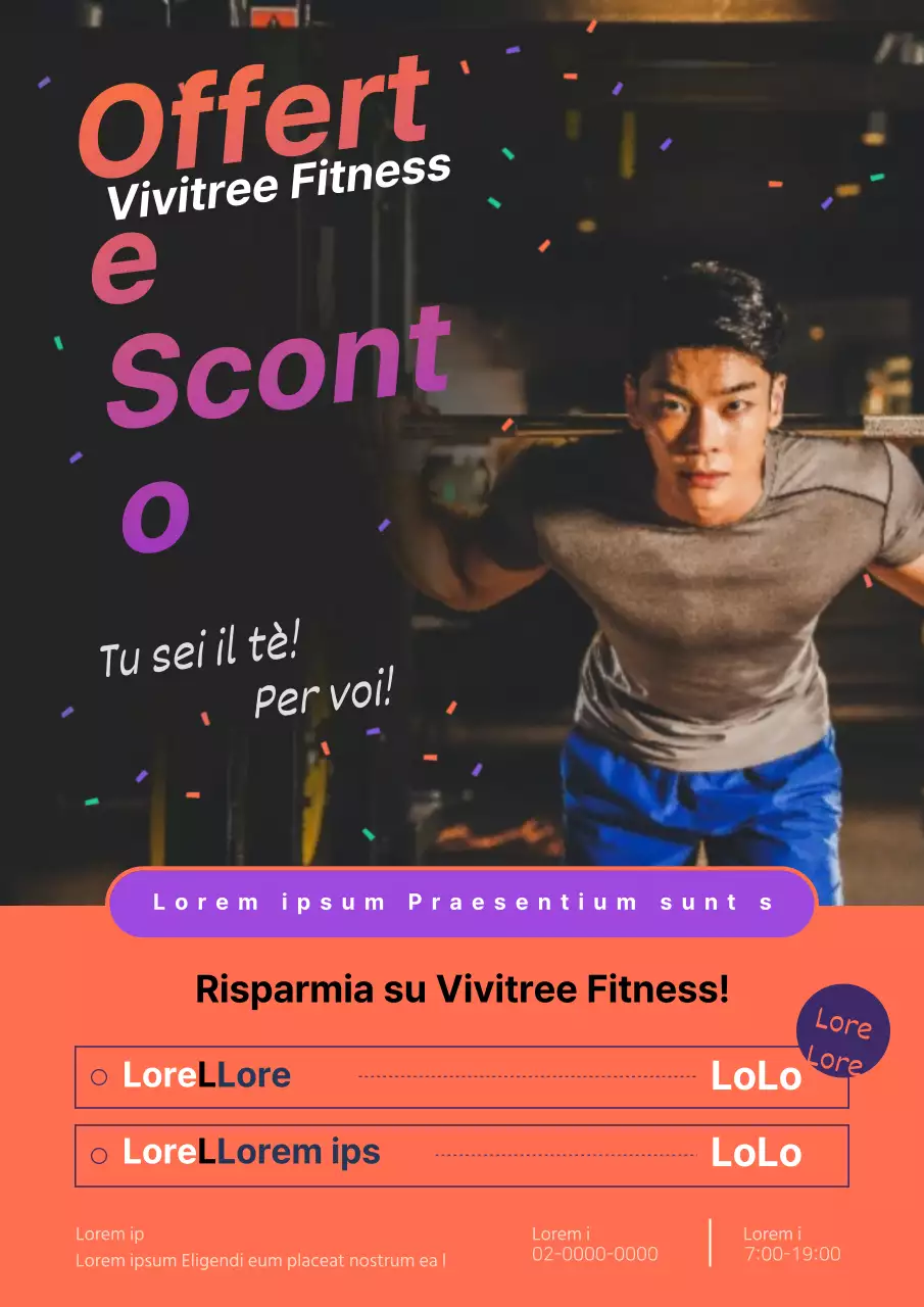 Promuovere sconti aperti per gli allenamenti di croccantini Reclutare nuovi membri