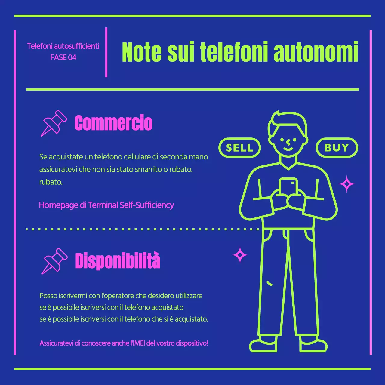 A proposito dei telefoni cellulari autosufficienti blu navy e chartreuse