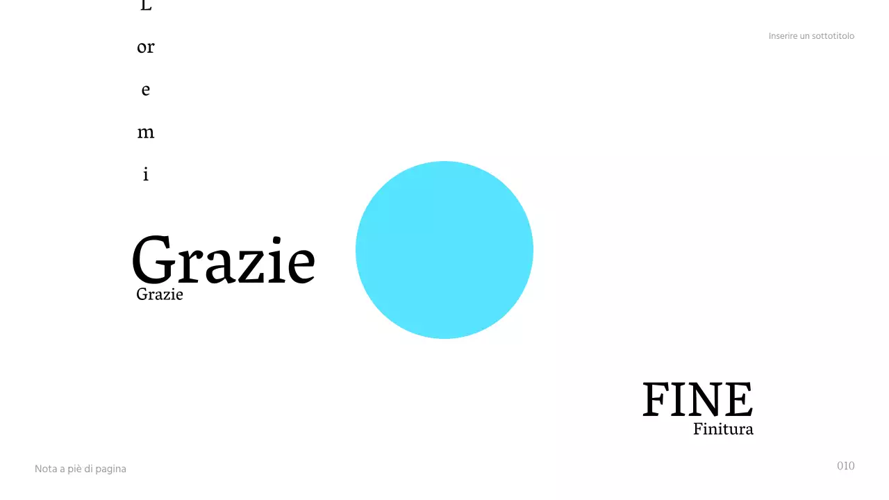 Presentazione della tesi di laurea