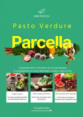 Promuovere i consegnatori di sacchetti verdi e gialli per le verdure