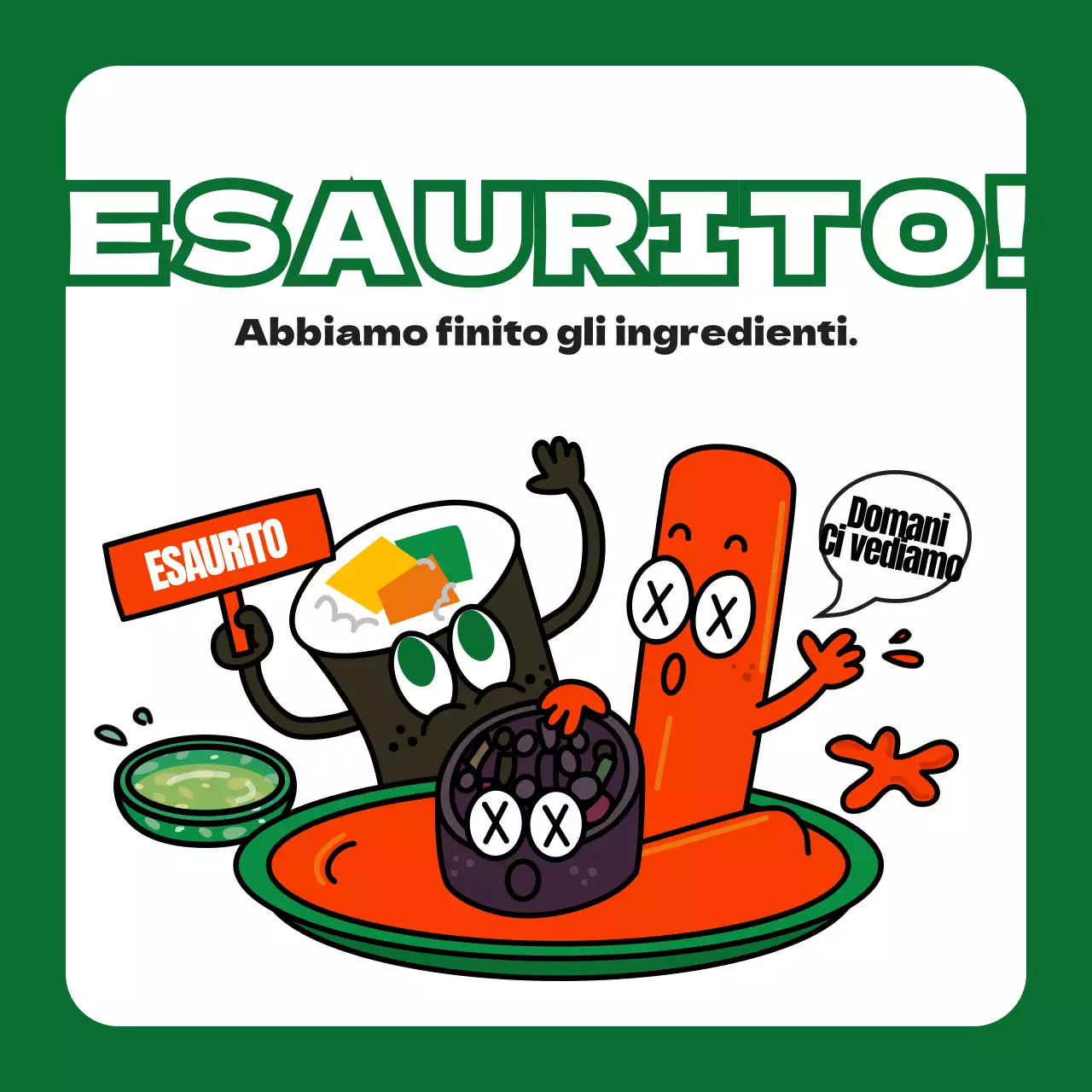 Verde Rosso Tema della guida ai ristoranti illustrato, carino e pulito, con un concetto simpatico e pulito