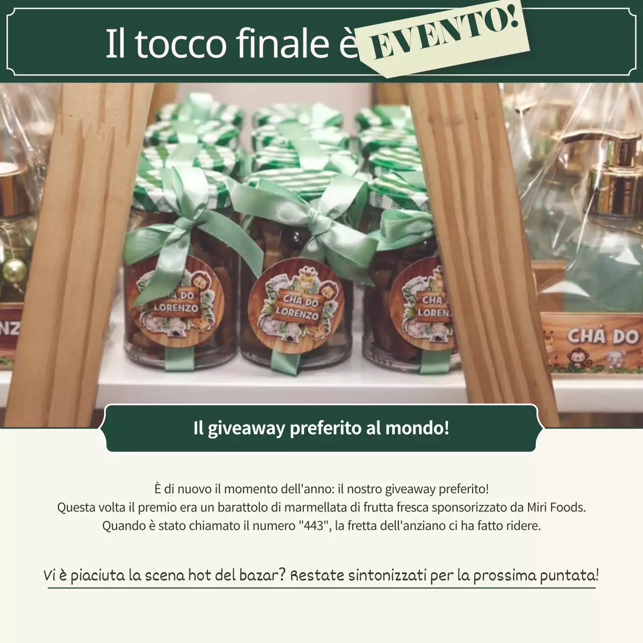 I sostenitori del bazar pastello e sentimentale (CardNews)