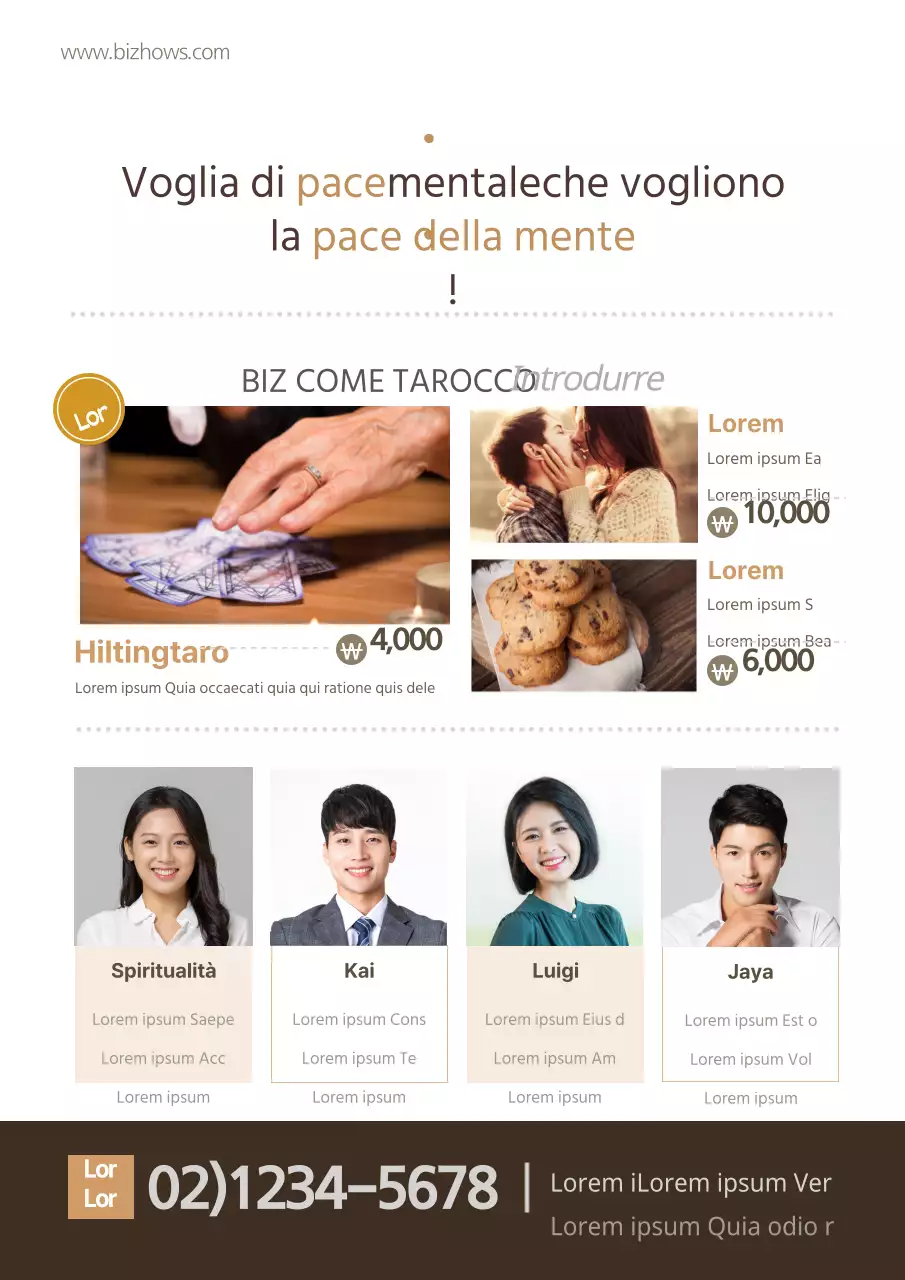 Promuovere i centri di consulenza psicologica con immagini marroni