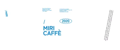 Promuovete il vostro caffè con un testo blu e pulito