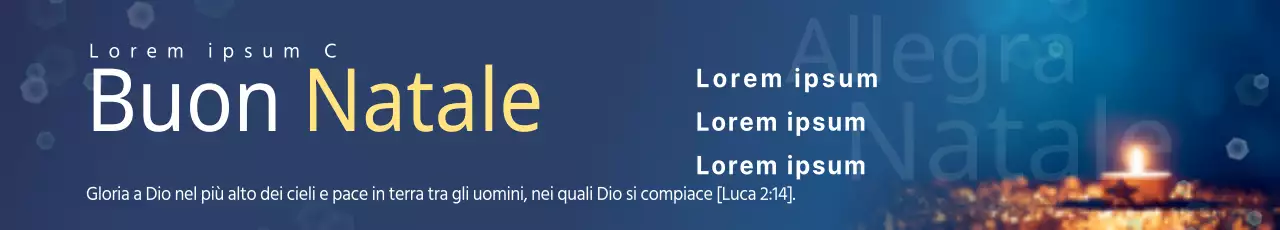 Un servizio di Natale benedetto