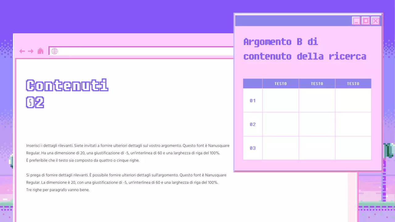 Browser rosaPresentazione