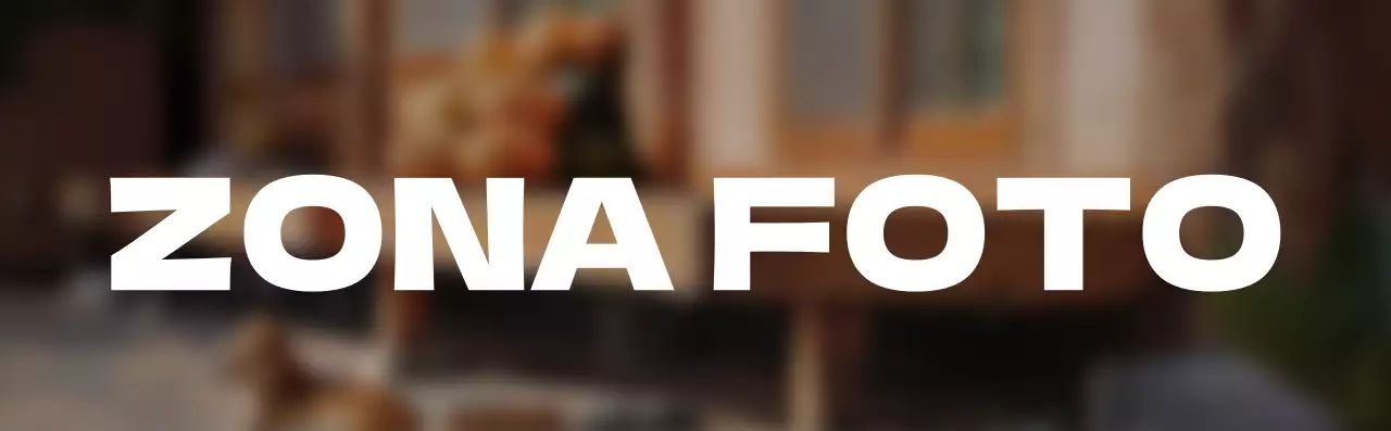 Guida al testo della zona fotografica in stile semplice