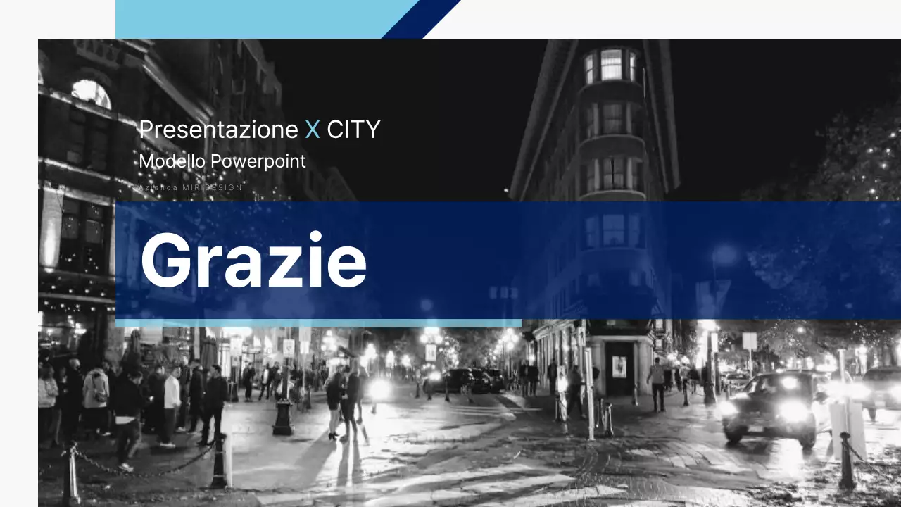 Modello di città in bianco e nero