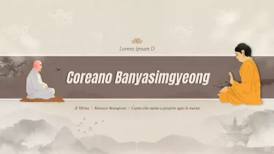 Dipinti coreani beige e marroni con meditazione buddista al sale Canale YouTubeArt