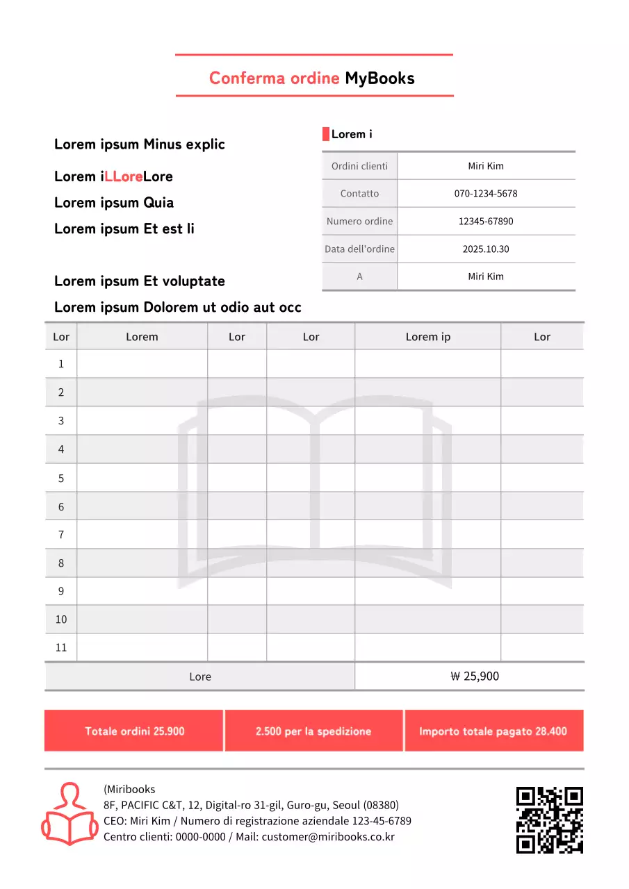 Una conferma d'ordine pulita e grigia per la libreria