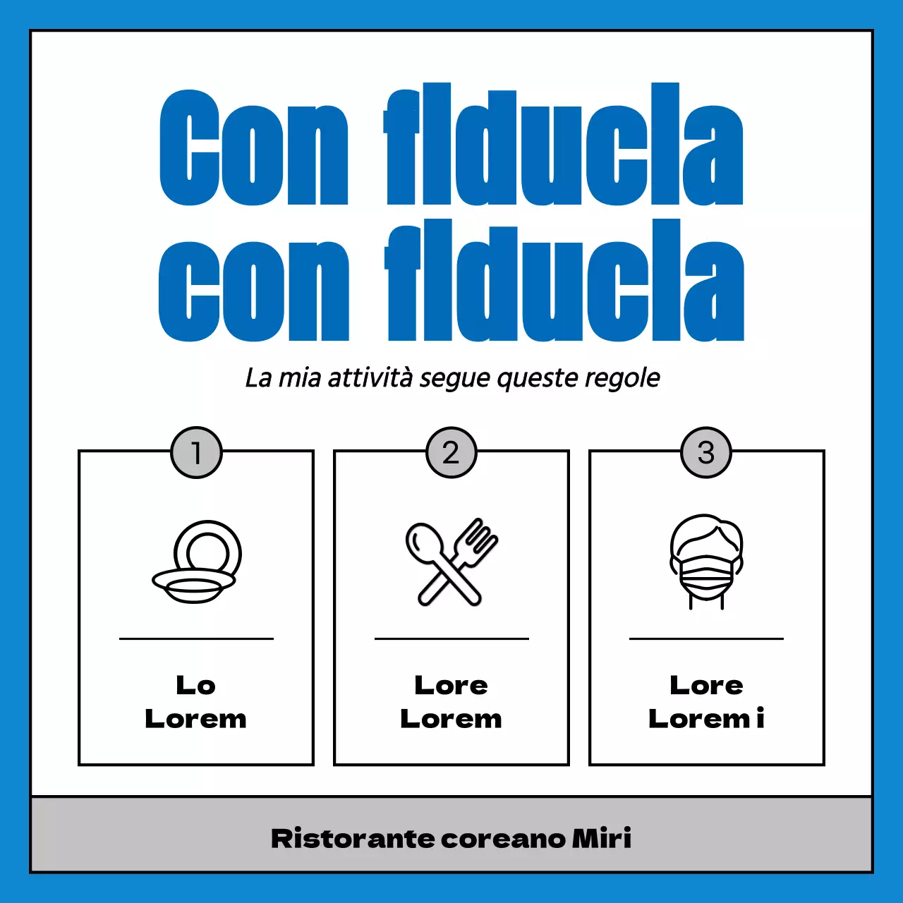 Igienico, blu e pulito, Ristorante Tenderloin Contenuti