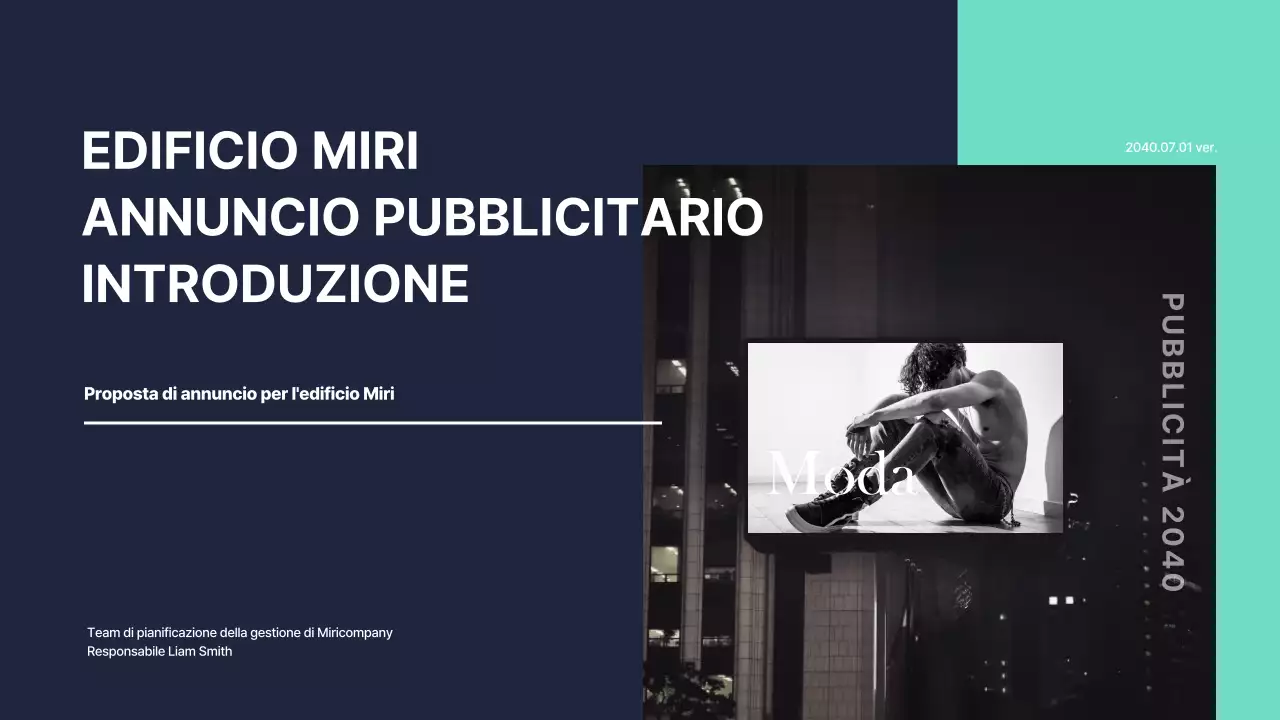 Proposte multimediali in tonalità menta e marina