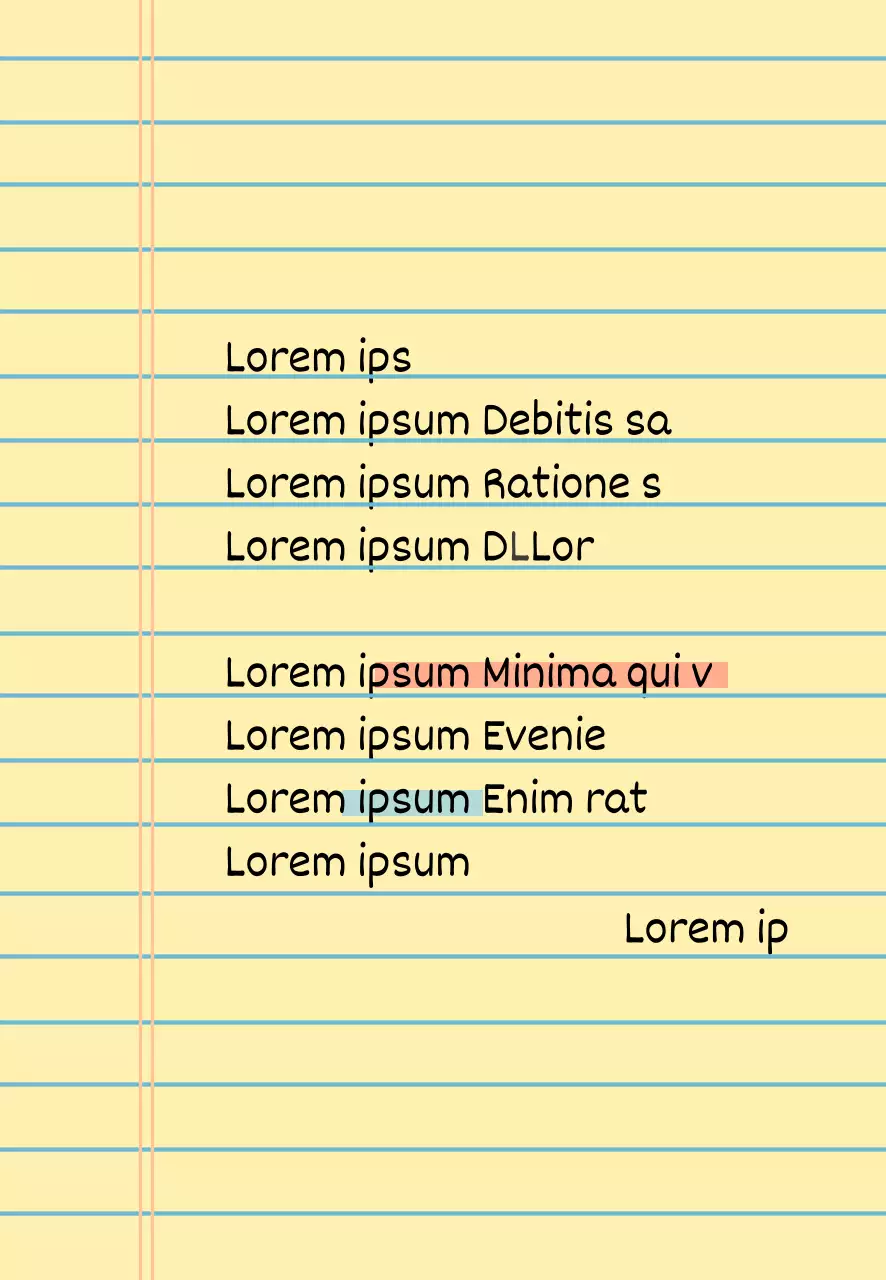 Nota gialla Evento di recensione di un ristorante semplice