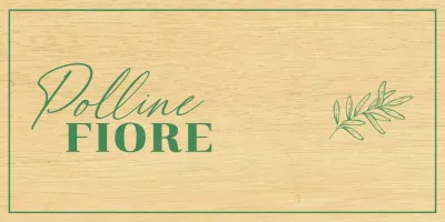 Design di un negozio di fiori con illustrazioni botaniche verdi disegnate a mano