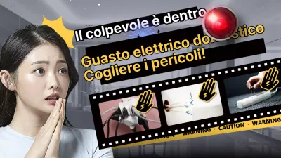 Concetto di film con immagini fotografiche gialle Tema di allarme per i veicoli elettrici