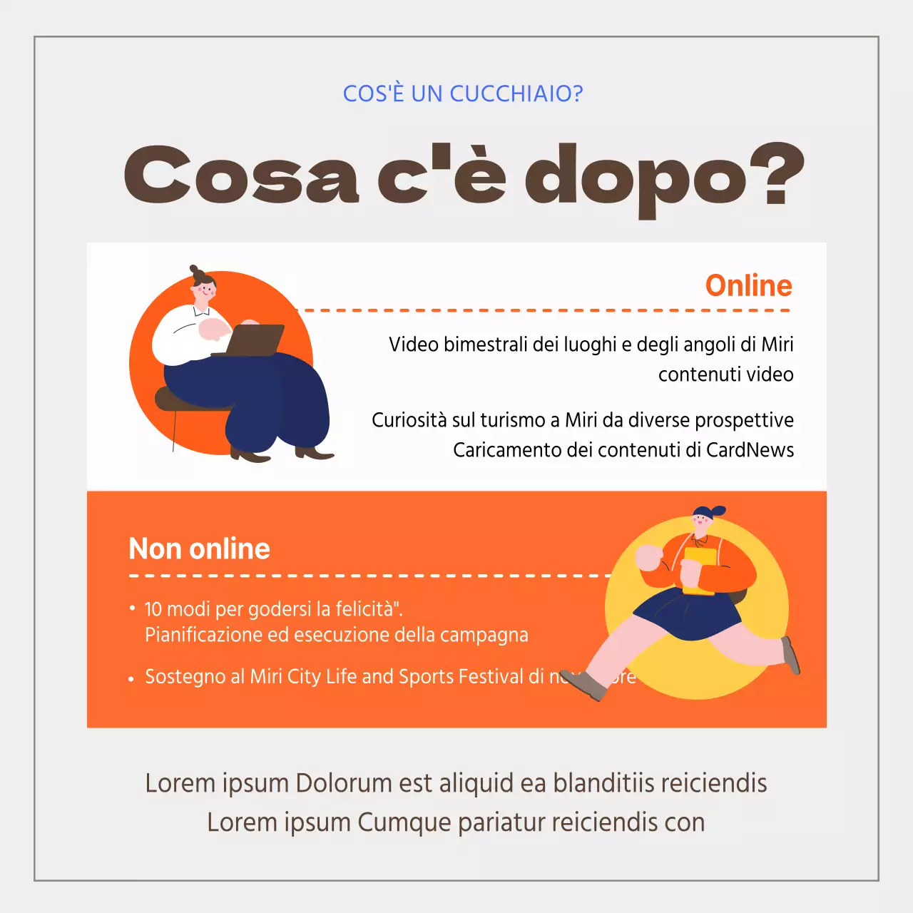 Una guida minimalista per i sostenitori del viaggio in arancione e blu