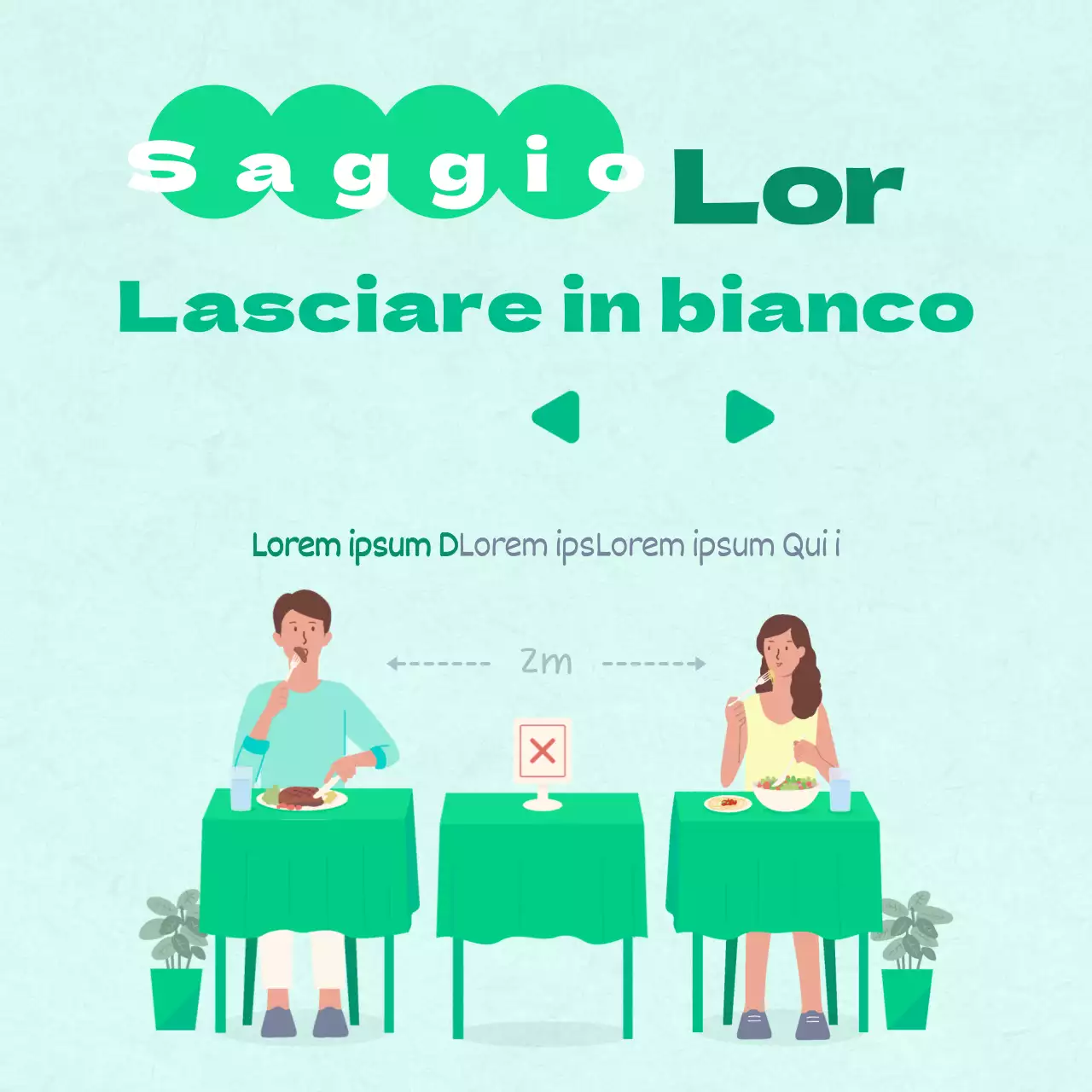 Mangiare con saggezza