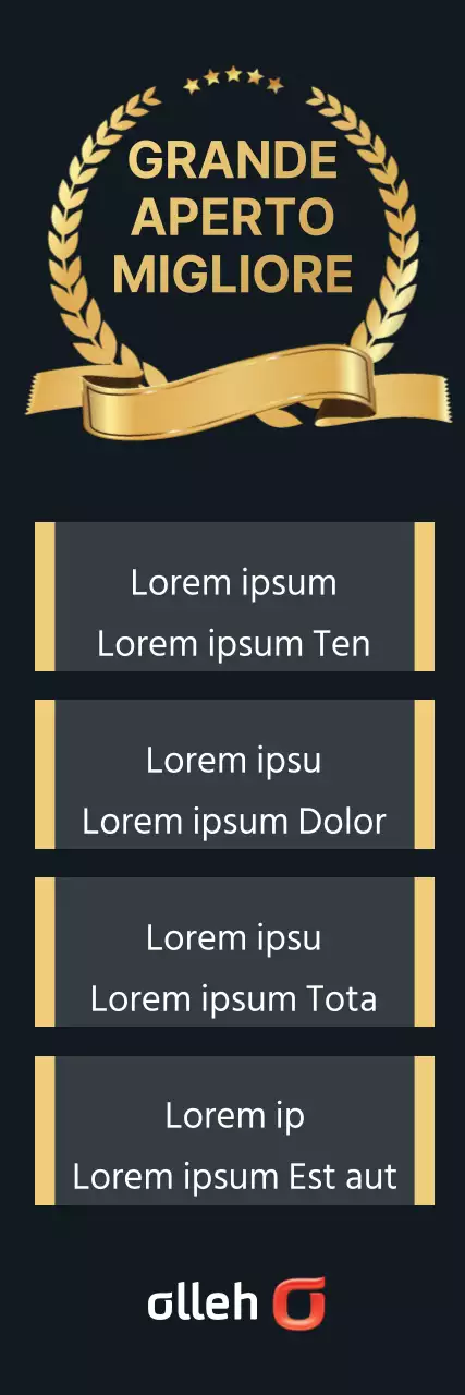 Grande evento di apertura