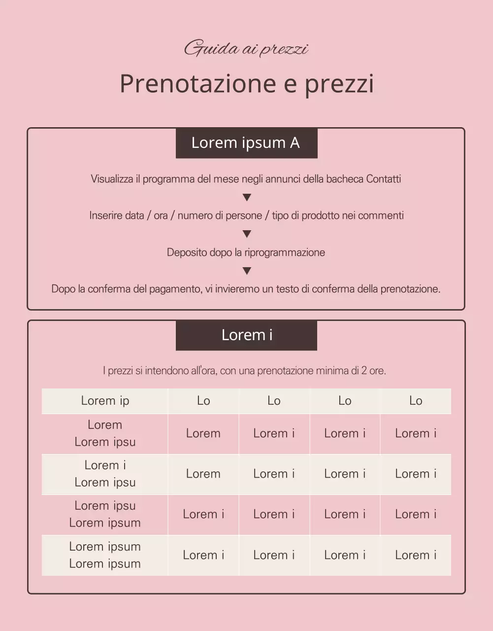 Un rilassante self-studio in rosa e avorio