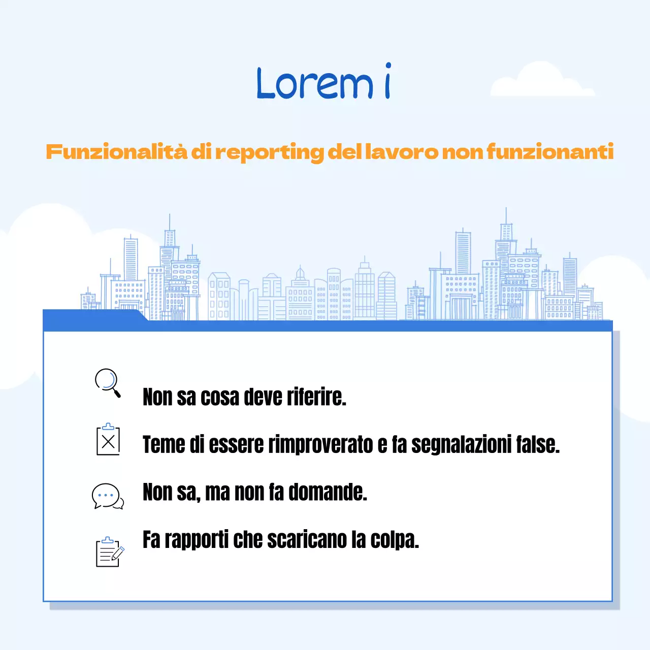 Concetto di illustrazione blu e giallo Come relazionarsi bene al lavoro CardNews