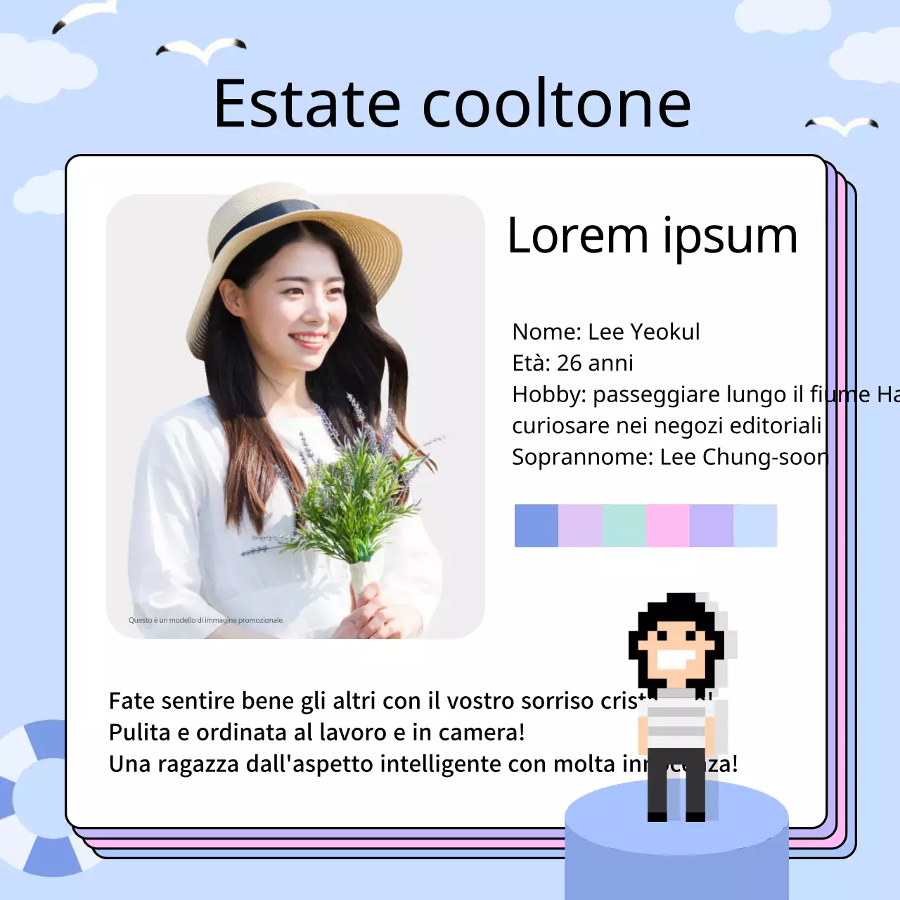 Colorato Colore personale Tono caldo Tono freddo Bucaniere