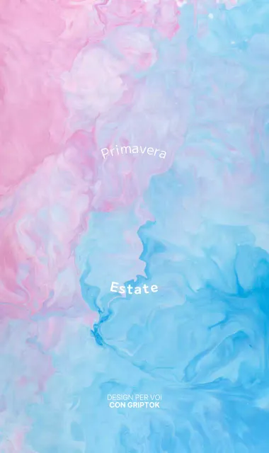 Un bel concetto di testo e sfondo rosa e blu per i biglietti d'auguri