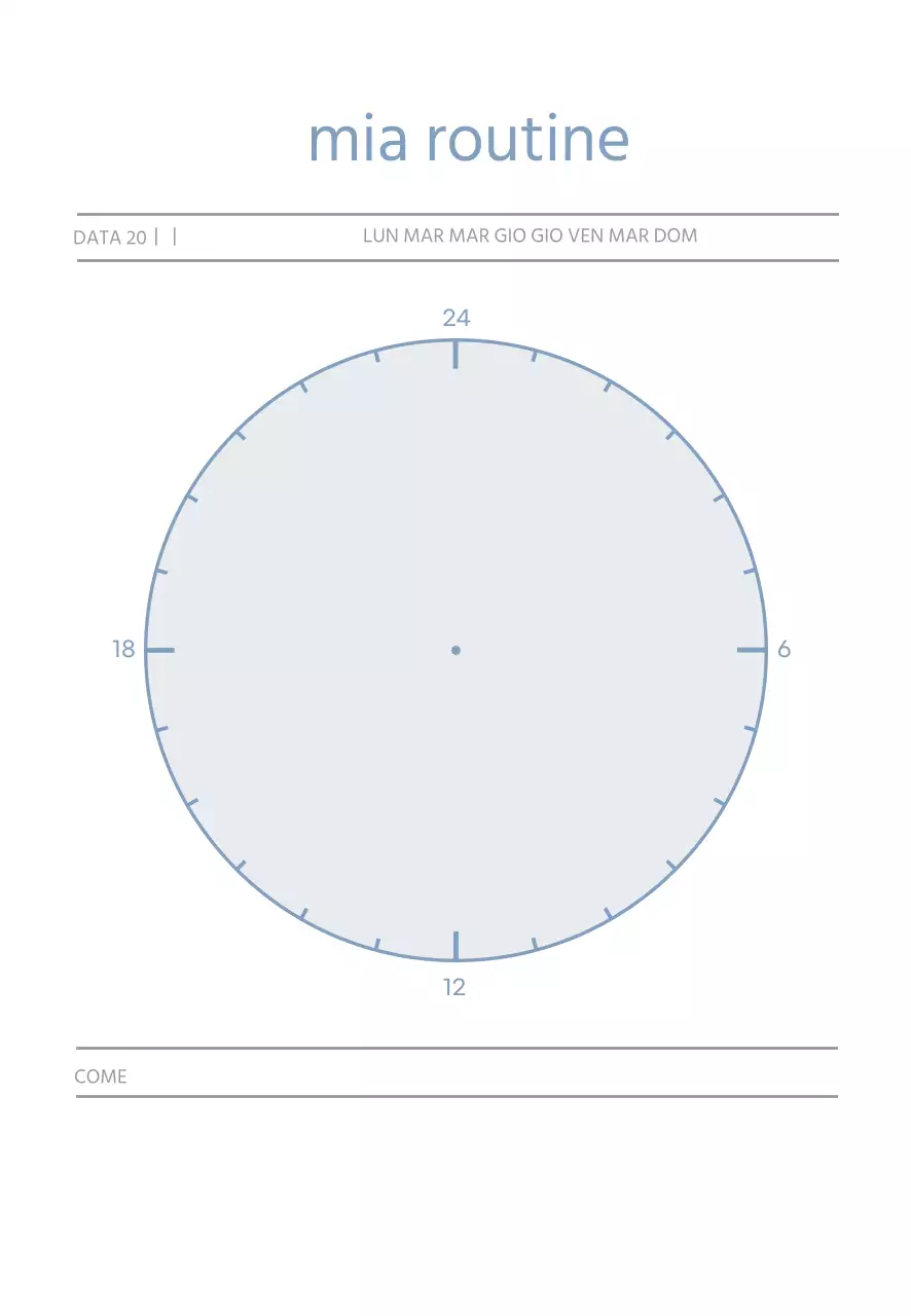 Forme blu Piano semplice