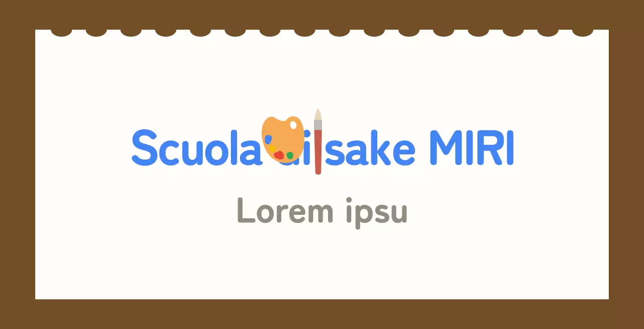 Scuola d'arte per bambini in balsa con sfondo bianco per schizzi