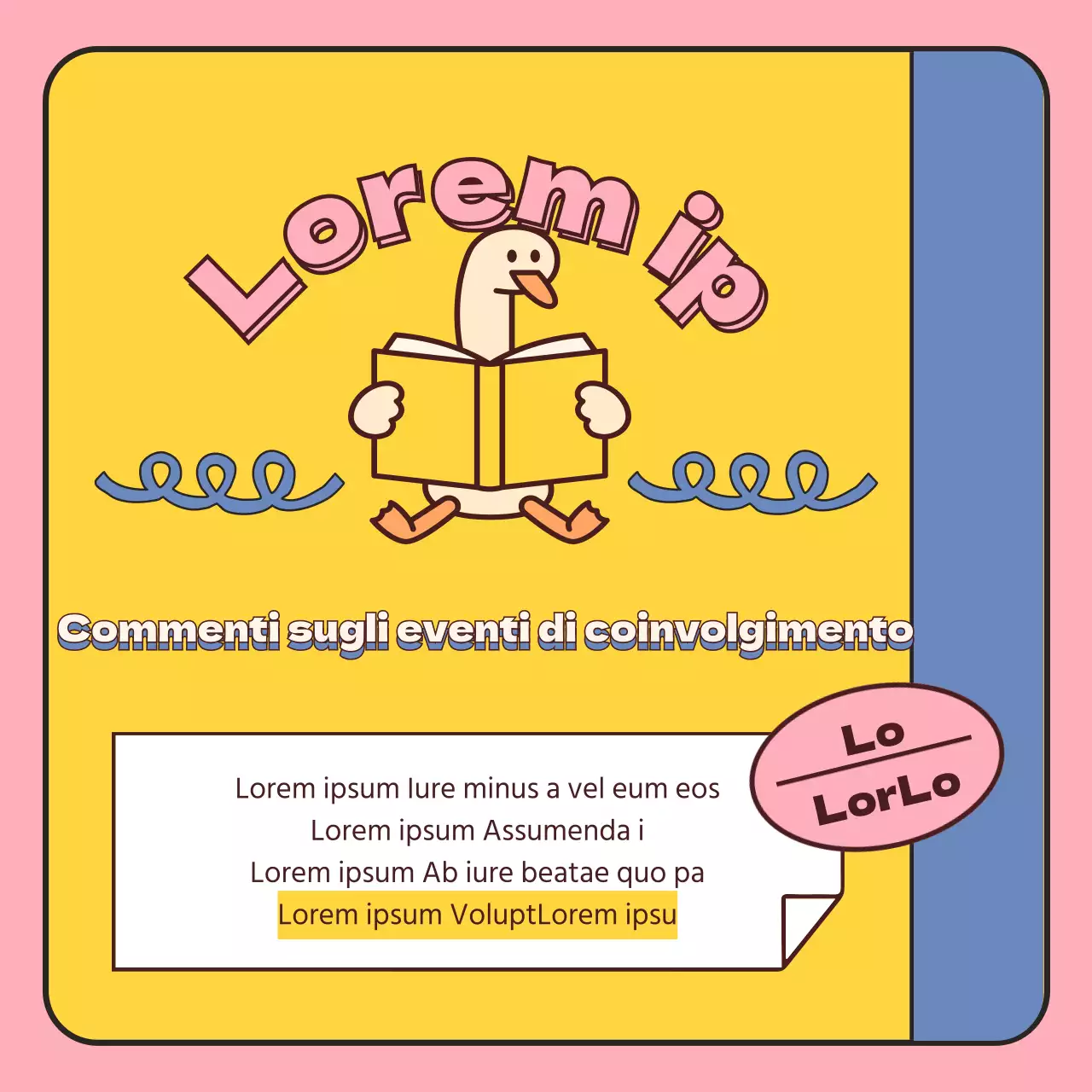 Una guida alle fiere del libro in un simpatico stile giallo e rosa