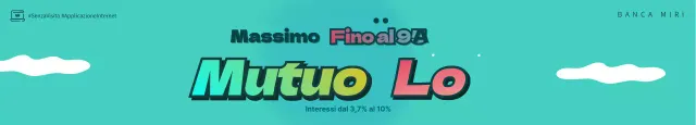 Video banner animato gif ipotecario azzurro e rosa