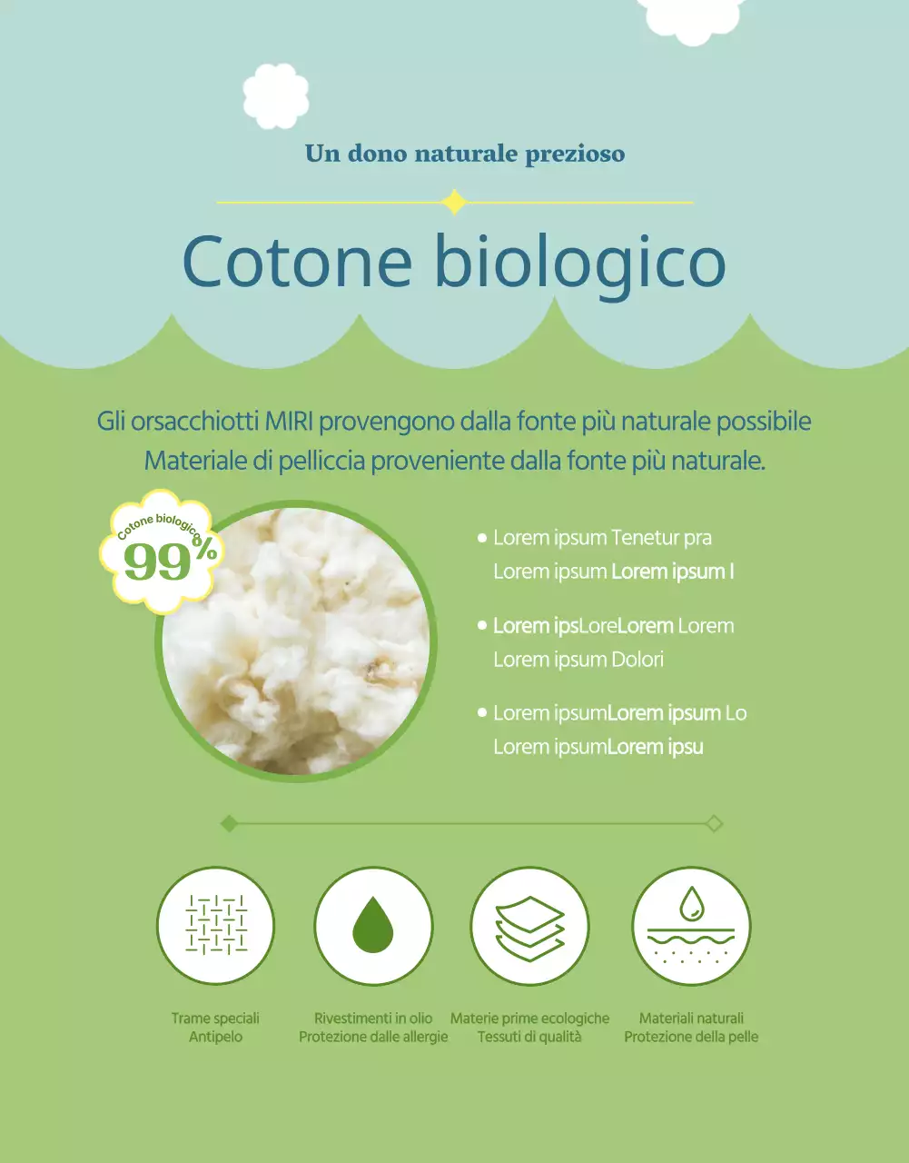 Una proposta di finanziamento per una bambola di peluche rosa e azzurra