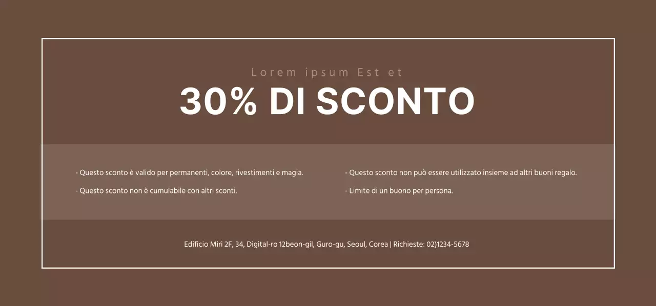 Saloni di bellezza con un'atmosfera marrone e rilassante