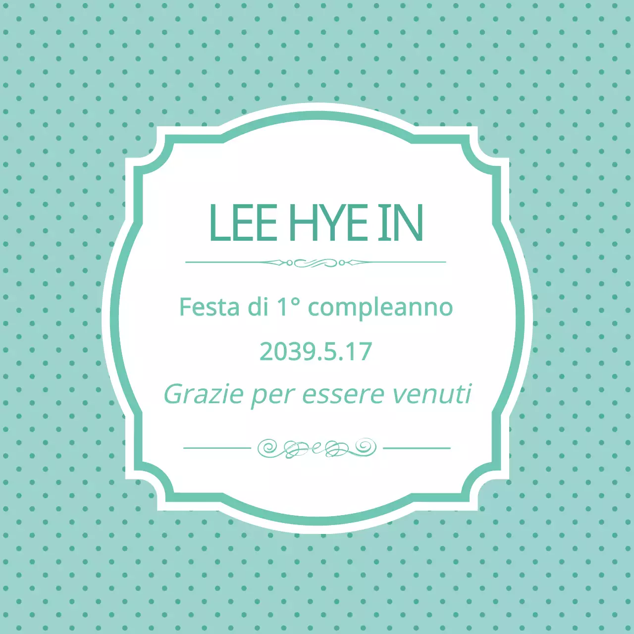 Grazie per essere venuti