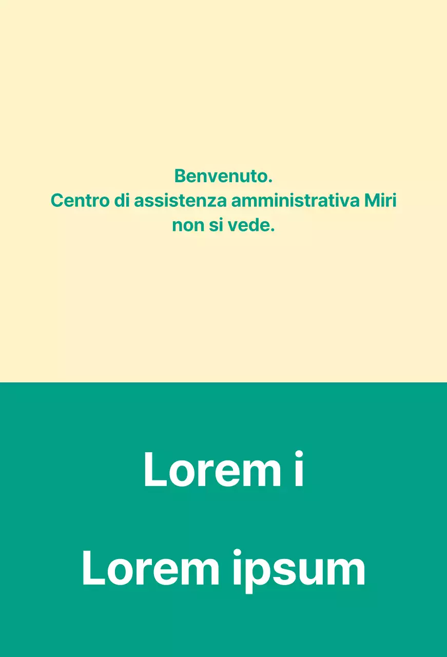 Un annuncio di servizio pubblico del tipo lettera di benvenuto con un cartello di benvenuto.