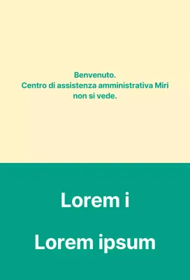 Un annuncio di servizio pubblico del tipo lettera di benvenuto con un cartello di benvenuto.