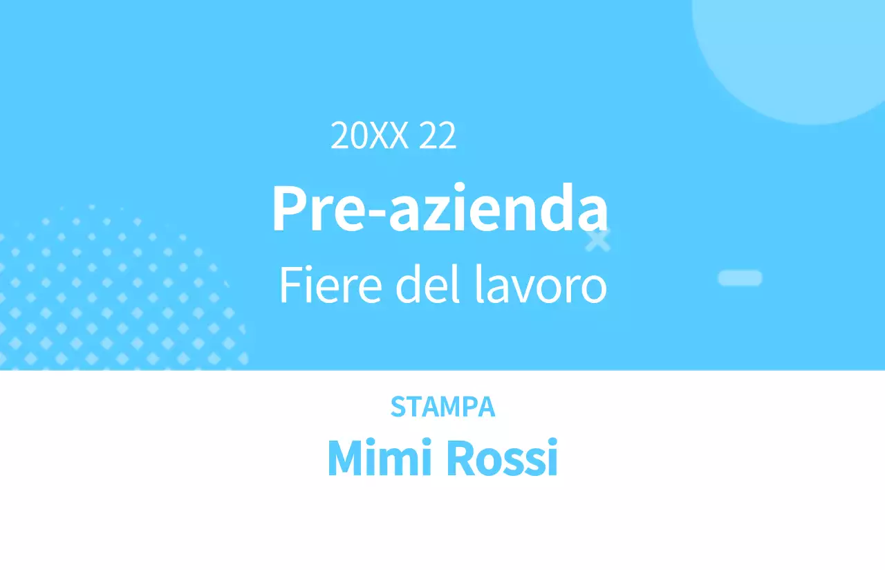 Credenziali semplici per le parti interessate con diversi concetti di forma