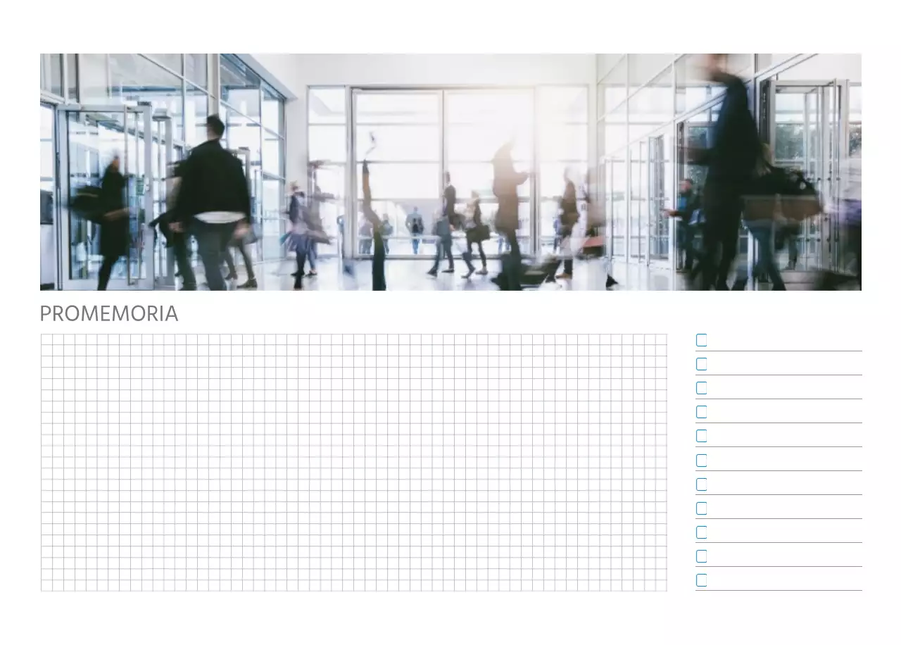 Calendario aziendale da tavolo bianco e semplice