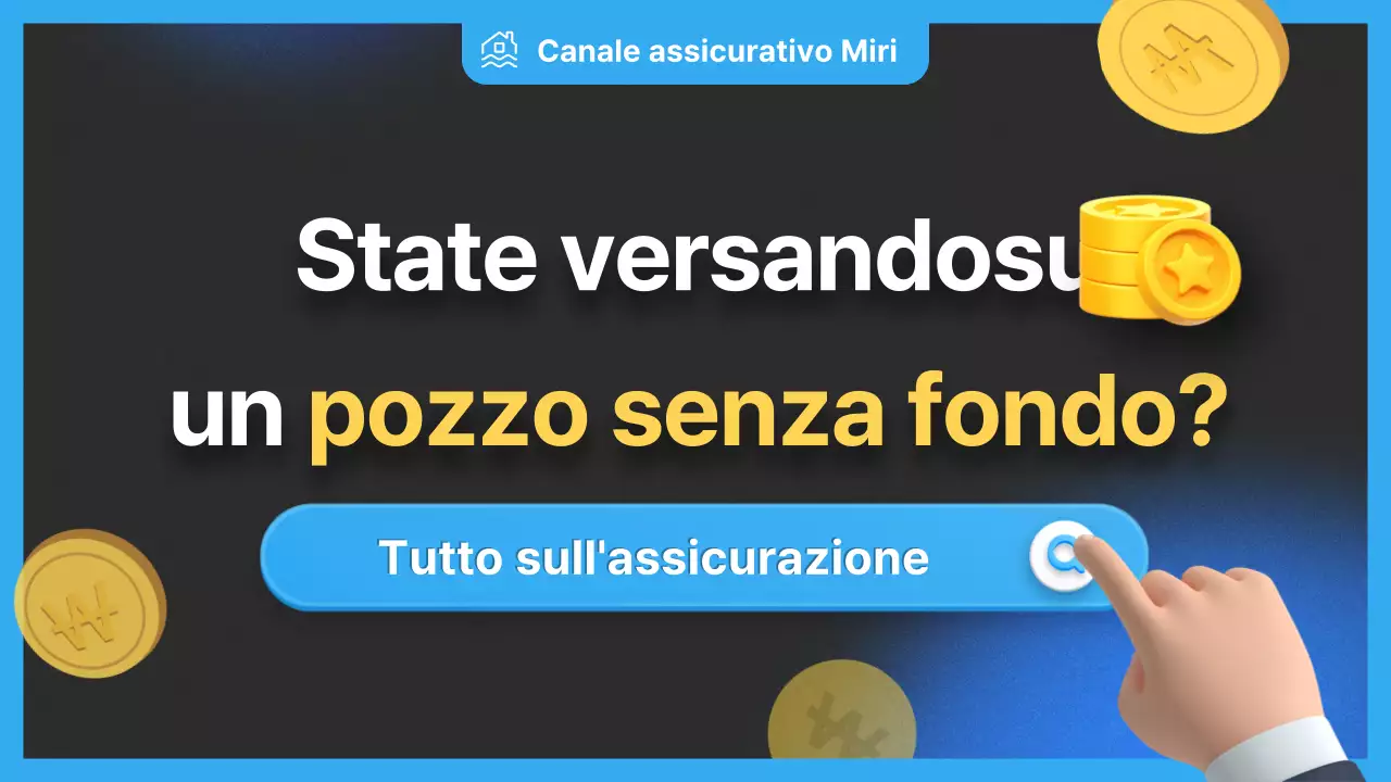 Informazioni sul premio assicurativo evidenziate in blu