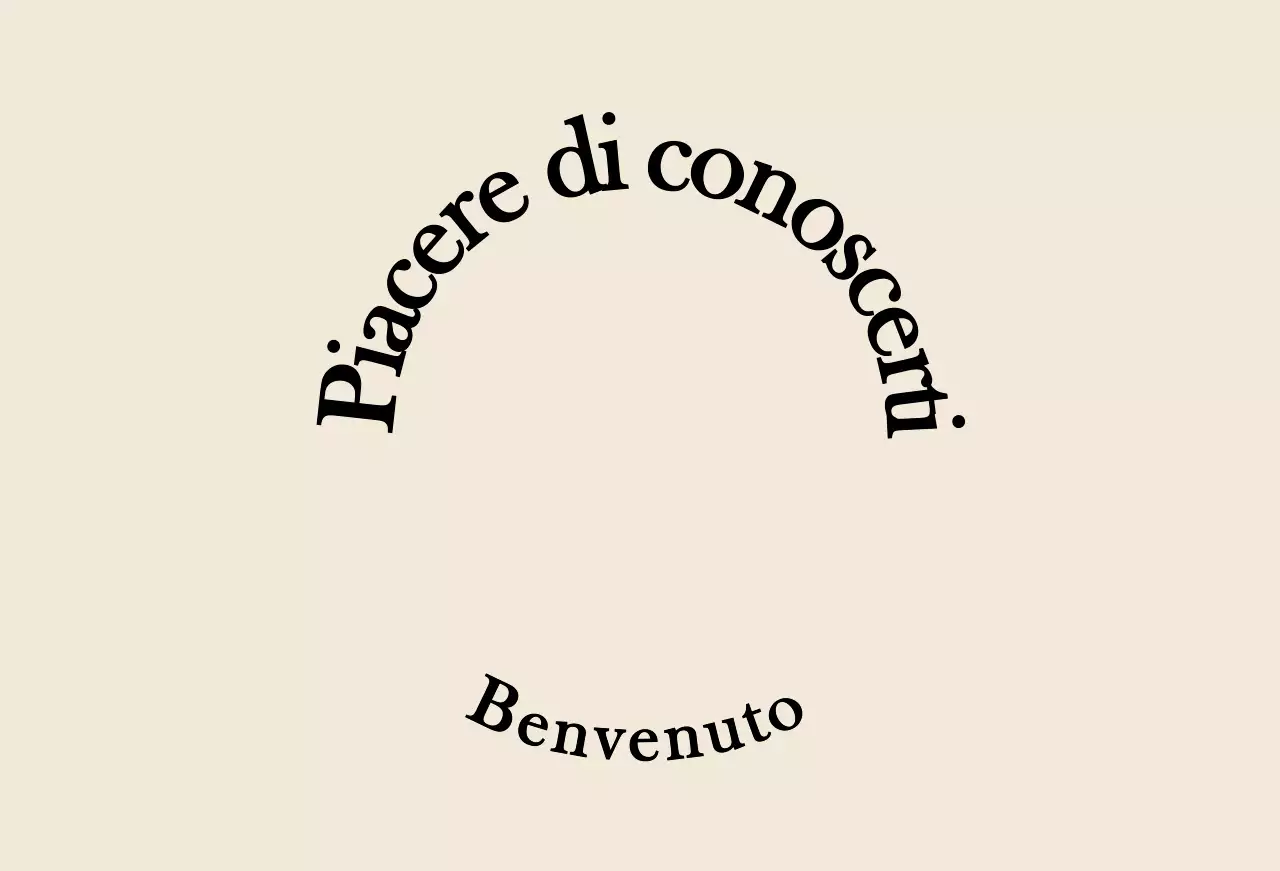 Stile di testo semplice ed emozionale in marrone chiaro e nero
