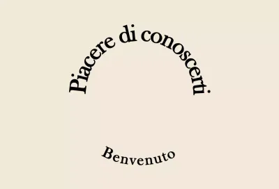 Stile di testo semplice ed emozionale in marrone chiaro e nero