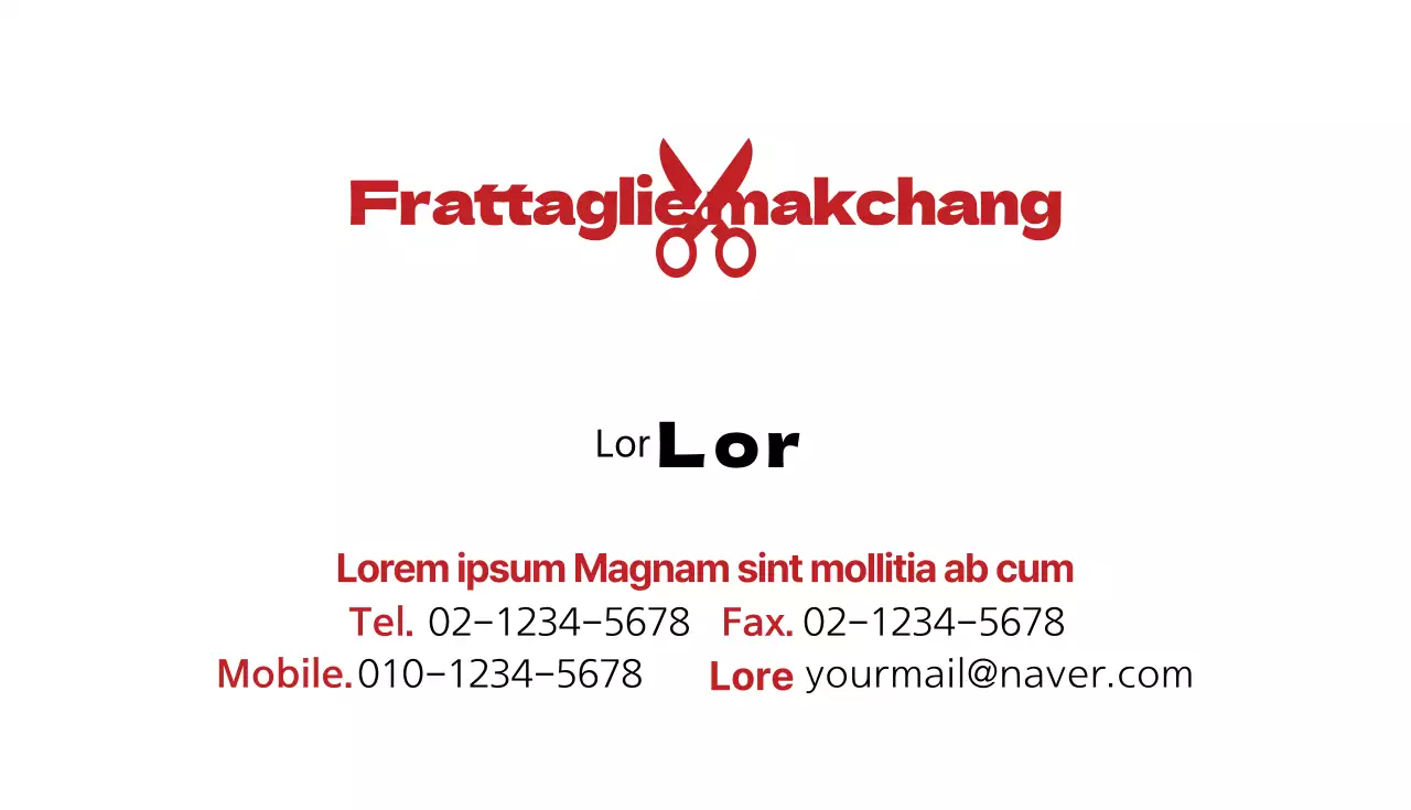 Biglietti da visita per parrucchieri